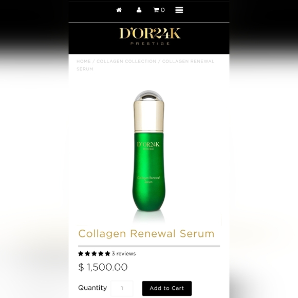 D’or24k Collagen Renewal Serum - Picture 3 of 4